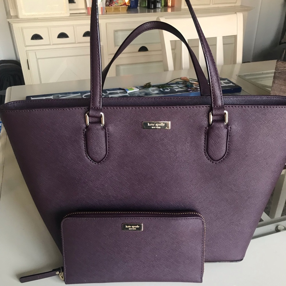 Kate spade shoulder bag and wallet